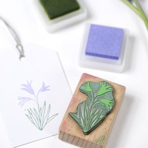 Tampon BLUEBELL, déco de Pâques, tampon de Pâques pour la fabrication de cartes et la décoration de Pâques, voeux de Pâques, tampon floral