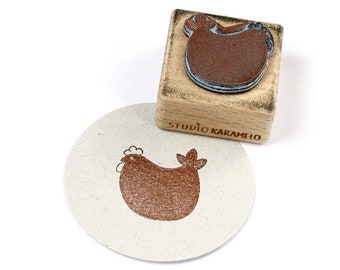 Stamp CHICKEN, stamp for easter cards, greetings & decor