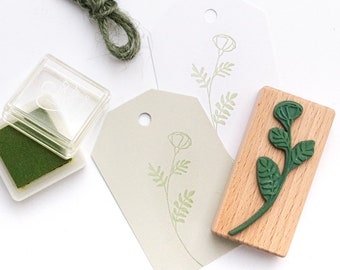 Stempel KLATSCHMOHN, Mohn, Blumenstempel, botanischer Stempel, Stempel Gärtner, Buju Stempel, floraler Stempel, Motivstempel, Holzstempel