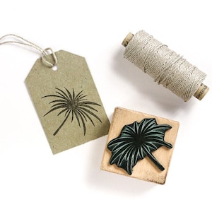 Stempel Palme, Weihnachtsstempel, Palmenstempel
