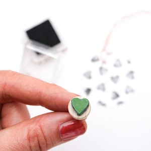Mini Stempel HERZ | Herzstempel für Hochzeit, Valentinstag, DIY Karten zum Geburtstag ...