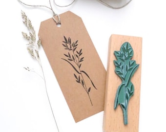Stempel WIESENSCHWINGEL, Pflanzenstempel, floraler Stempel, Stempel Gras, Motivstempel Gräser