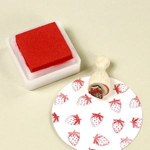 Mini stempelset Aardbeientijd