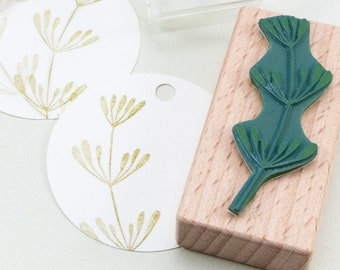 Rubber Stamp Dill, stamp for the kitchen, Dill twig, Dill Stamp, Kitchen Stamp, Herb Stamp, Dill plant, Botanical Stamp, Label Stamp