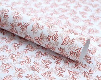 Gift Wrapping Paper, Conifer rose, ecofriendly, 3 sheets, Rose Wrapping Paper floral, Christmas Wrapping Paper, Flowered Gift Wrap Recycling