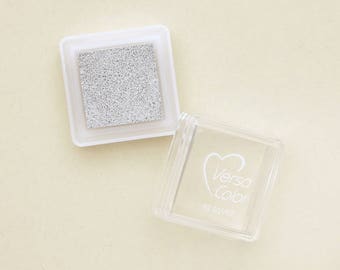 Stempelkissen VersaColor Silber No. 92 | wasserlöslich | ungiftig | Pigmentfarbe | Stempelkissen silber | Pigment Stempelkissen | Embossing