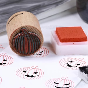 Stamp Pumpkin, Halloween pumpkin stamp, vegetables stamp