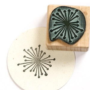Stempel ALLIUM, Motivstempel Blüte, Stern