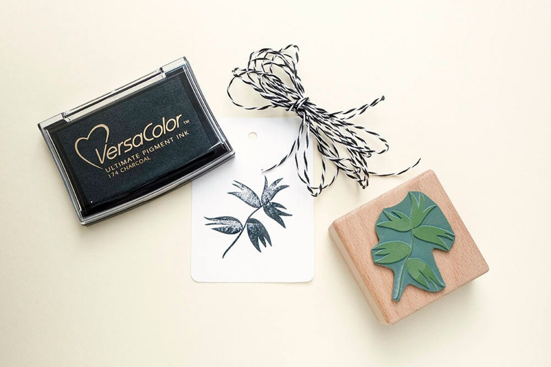 Ink Pad Versacolor, Charcoal, Inkpad, Waterbased Pigment Ink Pad Large