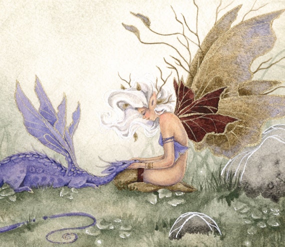 妖精の絵画（ファンタジー）ピエロつまみ絵額付き41×38×5