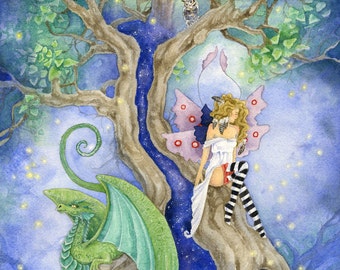 Fantasy Fine Art Print Lydia S Dragon Fairy