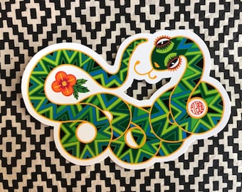 Snake Sticker - Year of the Snake - Vinyl Diecut Sticker - CNY