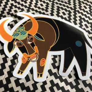 Ox Year - Chinese Zodiac - Vinyl Diecut Sticker