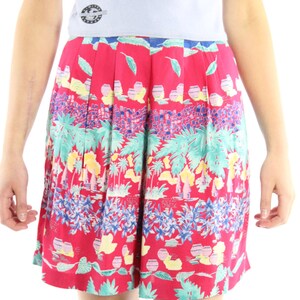 Pink Floral High Rise Shorts Small S Medium M image 3