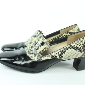 60s Snakeskin Pumps 7.5 image 2