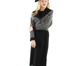 1940's Suit Jacket Skirt Medium M
