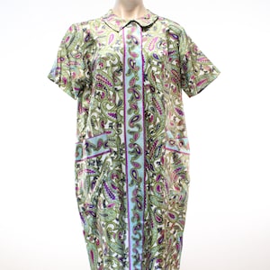 Vintage 60&#39;s House Dress Robe XL