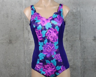 Traje de baño Maxine de Hollywood de los años 80, talla M.