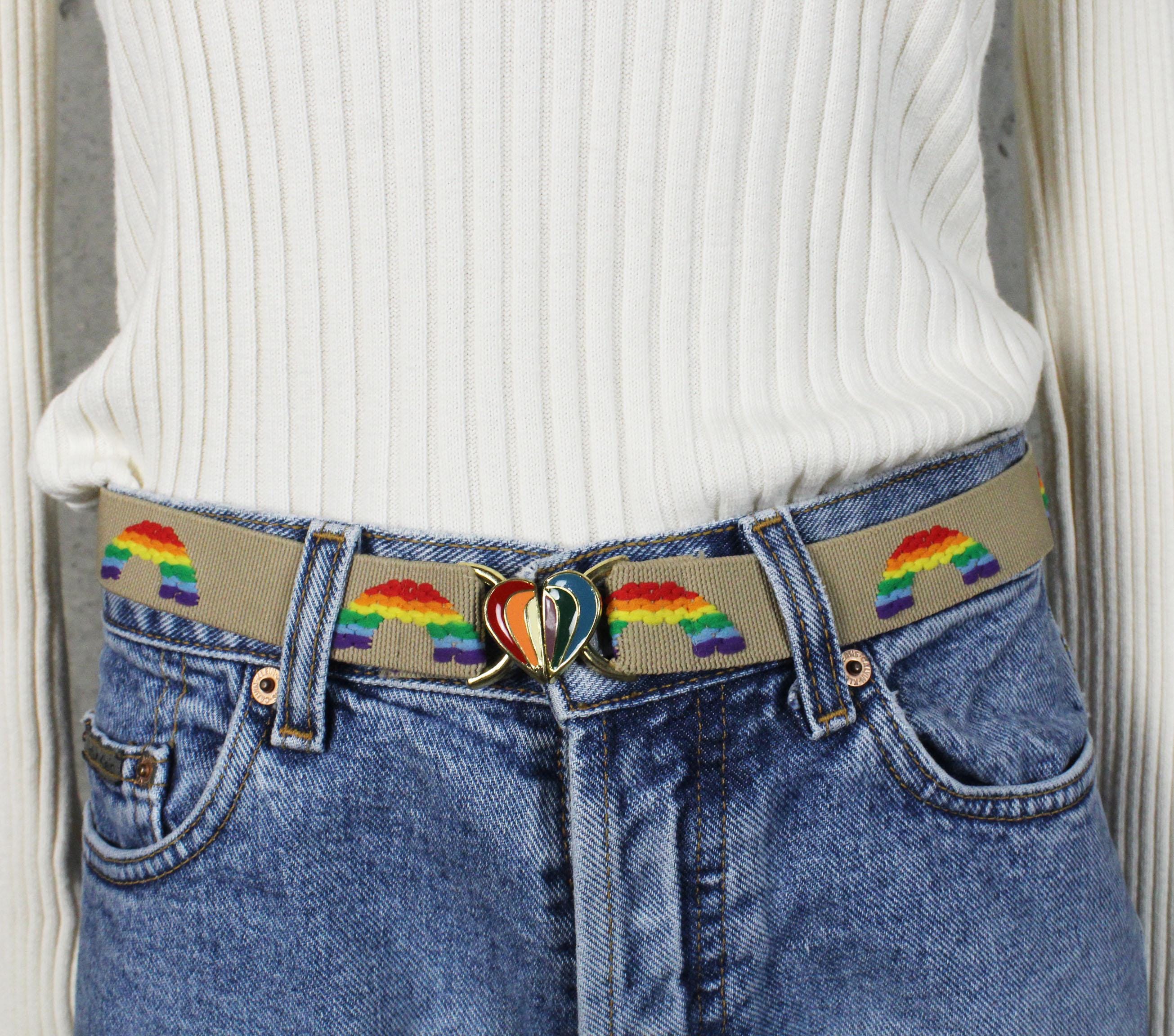 70s Rainbow Belt - Etsy display picture 1