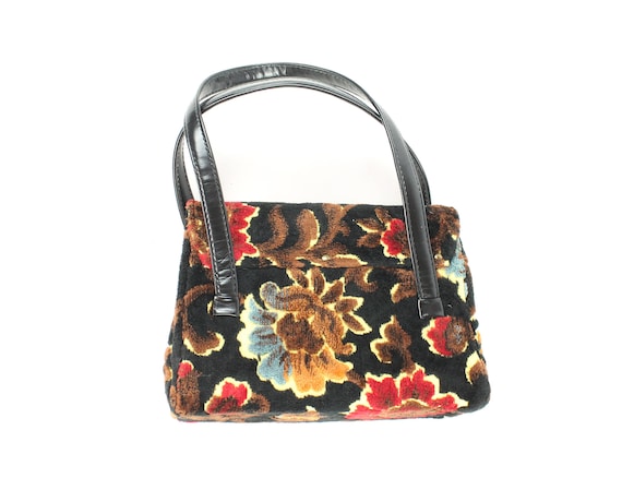 60's Chenille Carpet Bag - image 2