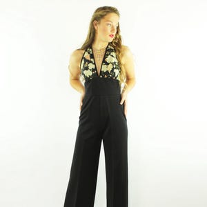 70s Halter Jumpsuit X-small Small S XS