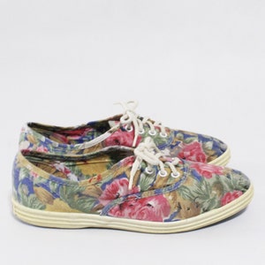 80&#39;s Floral Sneakers 7