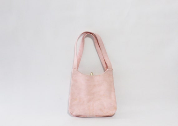 60's Pink Vinyl Shoulder Bag - image 1