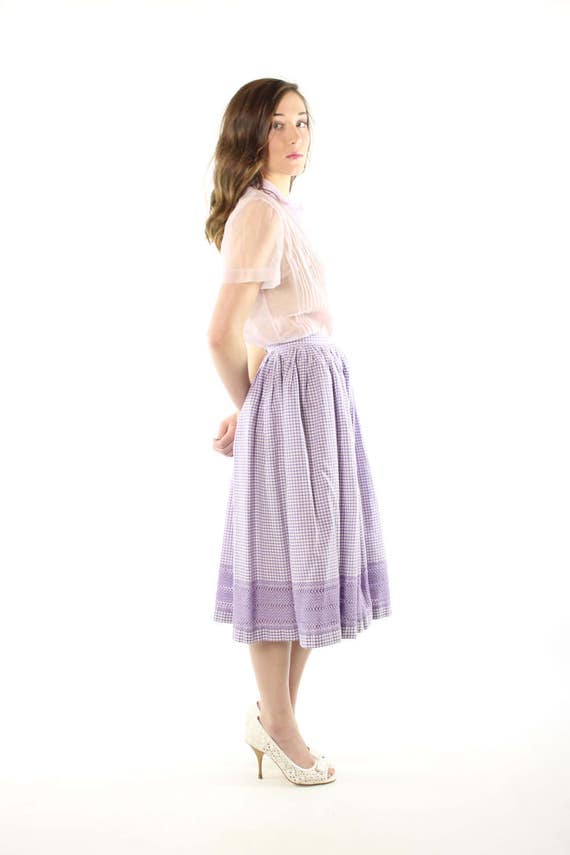 50's Full Skirt Small S - image 4