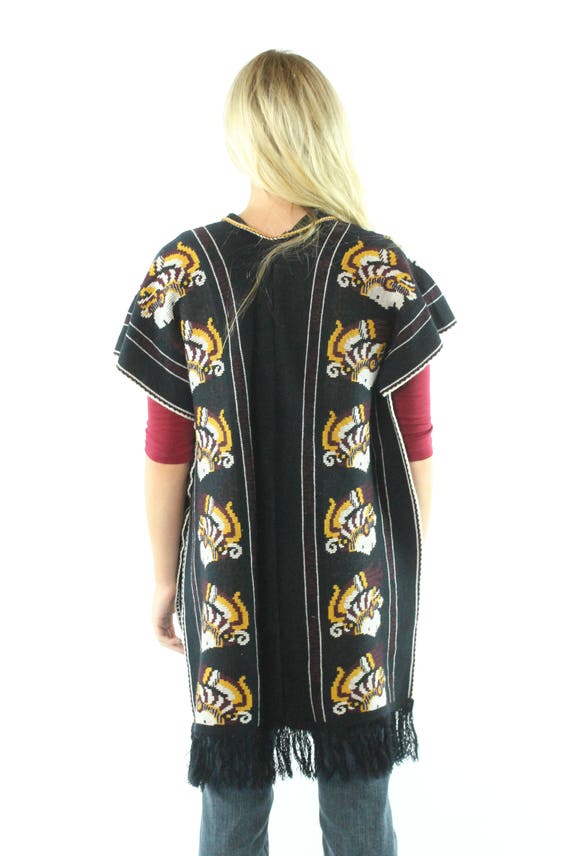 70's Sweater Poncho One Size - image 5