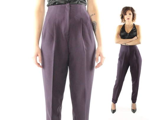 80s high waisted pants