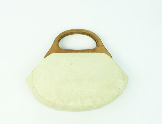 60's Embroidered Fabric Handbag - image 2