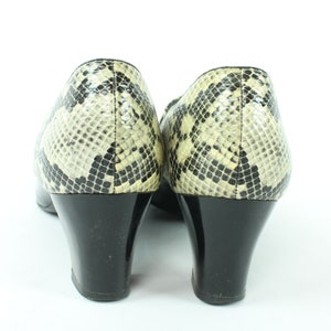 60s Snakeskin Pumps 7.5 image 4