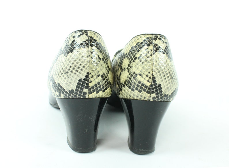 60s Snakeskin Pumps 7.5 image 4