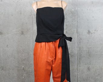 Top negro de los años 80, talla S