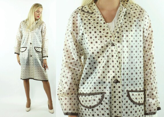 polka dot raincoat