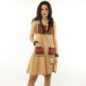 70&#39;s Hippie Dress Medium M