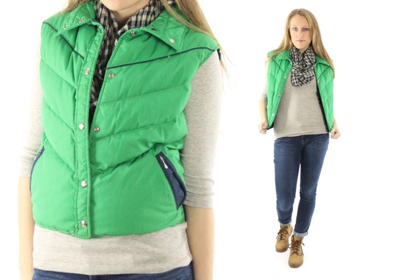 80's WOOLRICH Down Vest Puffer Jacket Vintage 1980