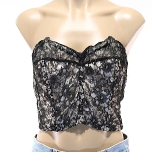 Vintage 50&#39;s Bustier Bra XL