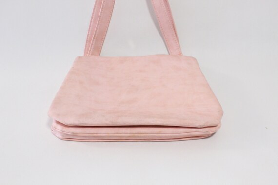 60's Pink Vinyl Shoulder Bag - image 6