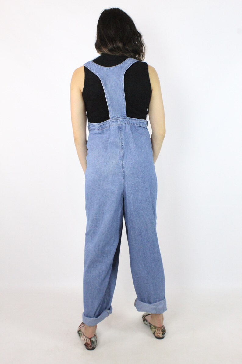 80s denim overalls