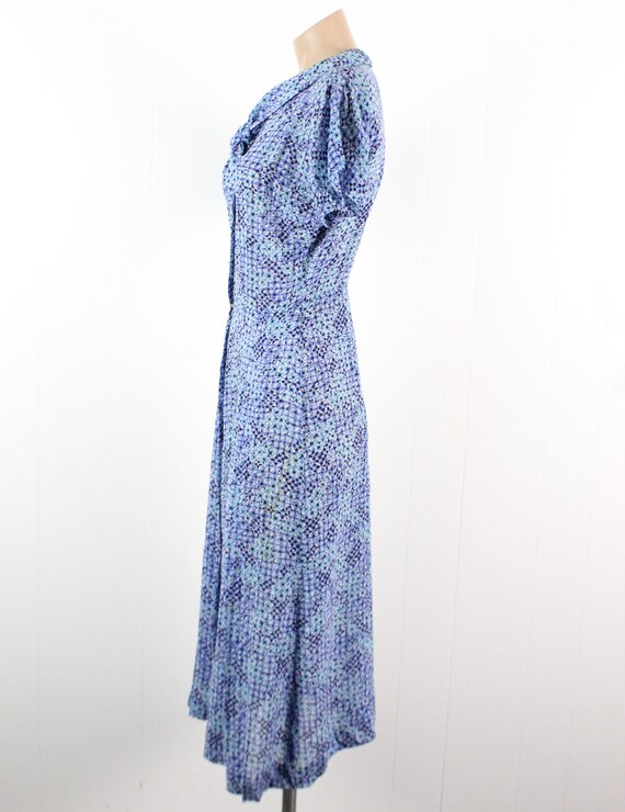 Vintage 50's Printed Dress Small S - image 4