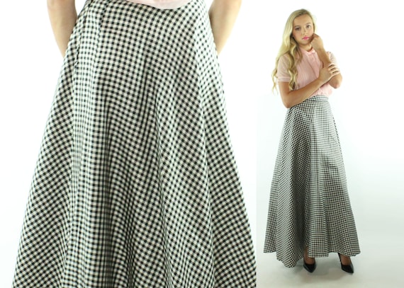 40's Full Maxi Skirt Full Small S - image 1