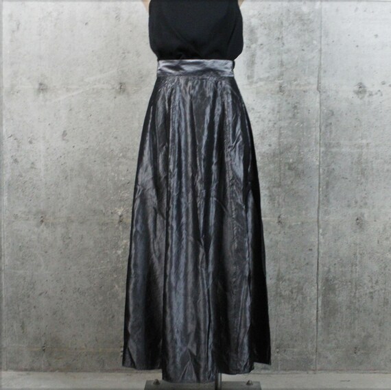 Vintage 80's Metallic Party Skirt Small S