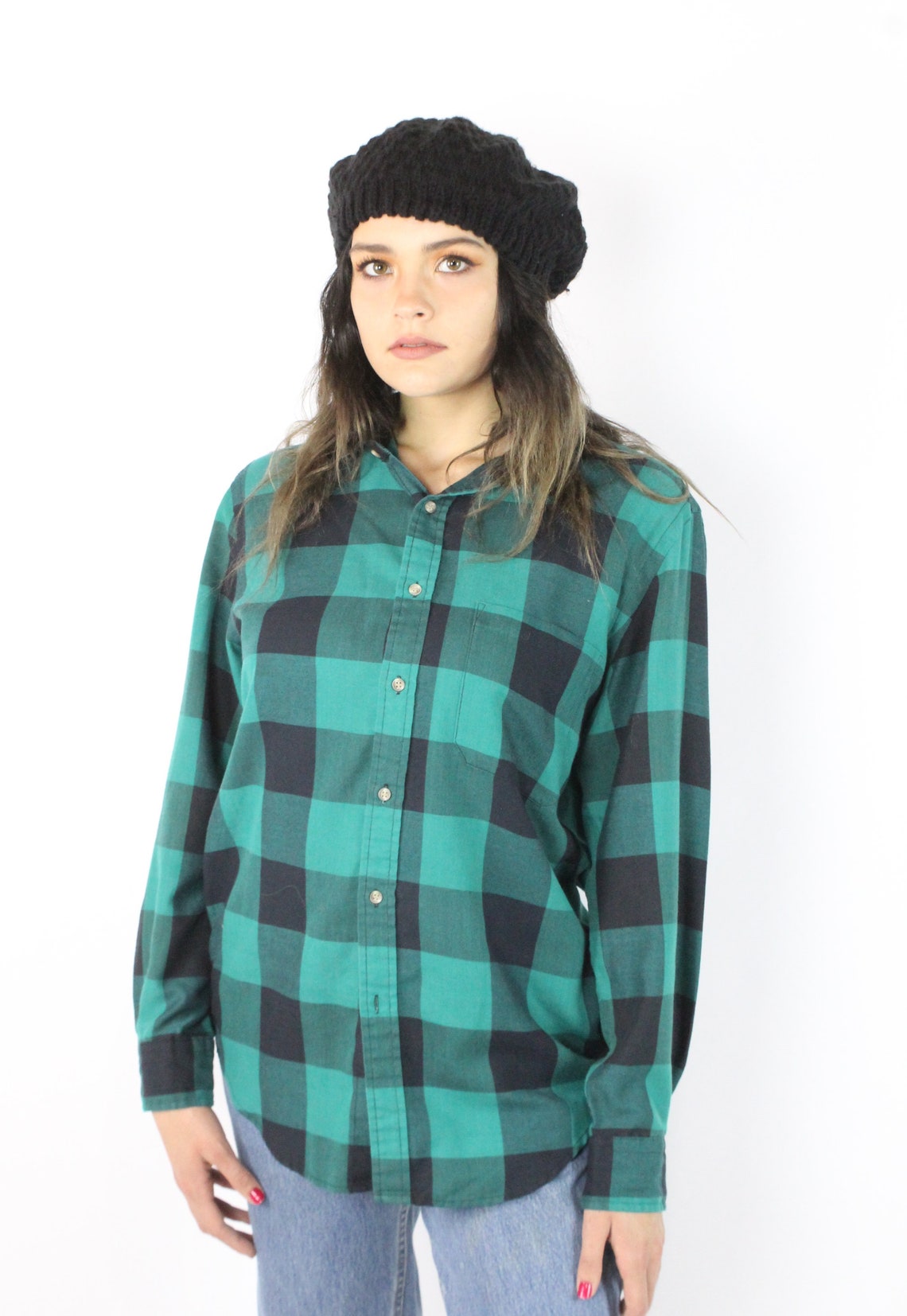 90's Scene Plaid Shirt