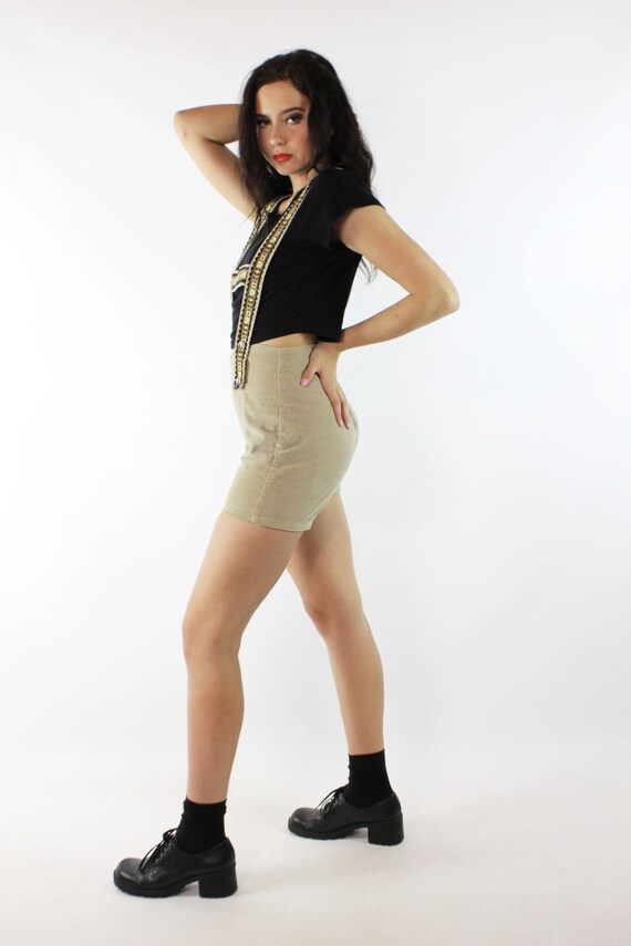 60's Tan Shorts Romper Small S - image 4