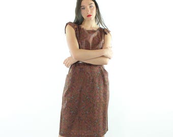 50's Sleeveless Dress Medium M