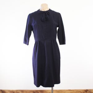 Vintage 60&#39;s Wool Dress Medium M
