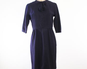 Vintage 60's Wool Dress Medium M