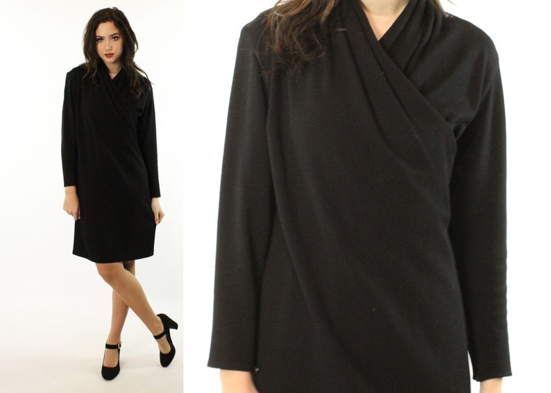 wool wrap dress