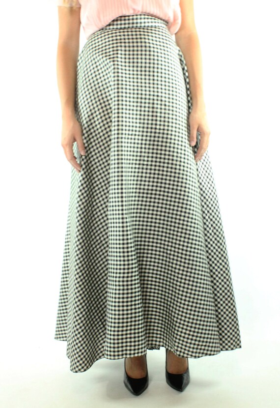 40's Full Maxi Skirt Full Small S - image 3